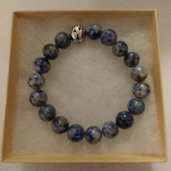 Sodalite Stone Bracelet - Picture 3 of 8